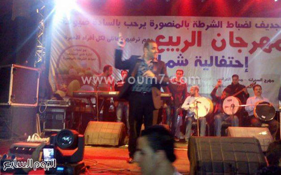 مجد القاسم يقدم بعض أغنياته فى الحفل -اليوم السابع -4 -2015
