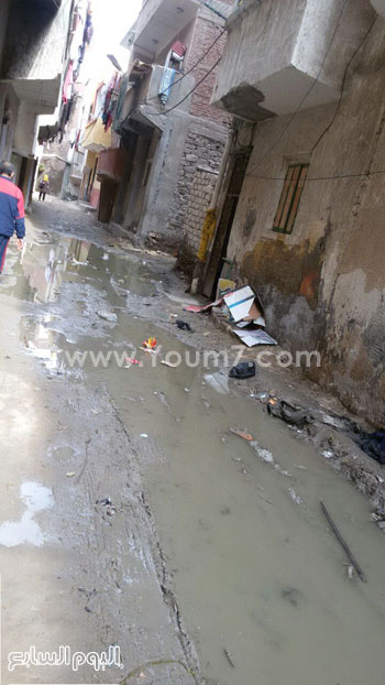 غرق شوارع القرية -اليوم السابع -4 -2015