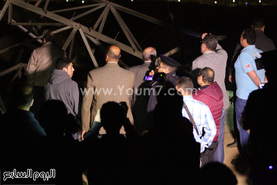 	قوات الأمن خلال انتقالها لموقع الحادث -اليوم السابع -4 -2015