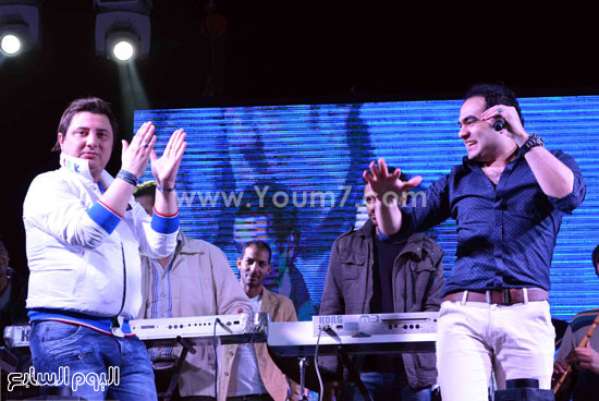رقص حمزة الصغير ومحمد عبد المنعم -اليوم السابع -4 -2015