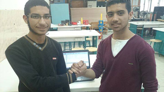 الطالبان أحمد فوزى وأحمد شعبان يمثلان مصر بمسابقة الروبوت الدولية -اليوم السابع -4 -2015