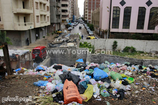 المزلقان نهاية شارع النصر -اليوم السابع -4 -2015