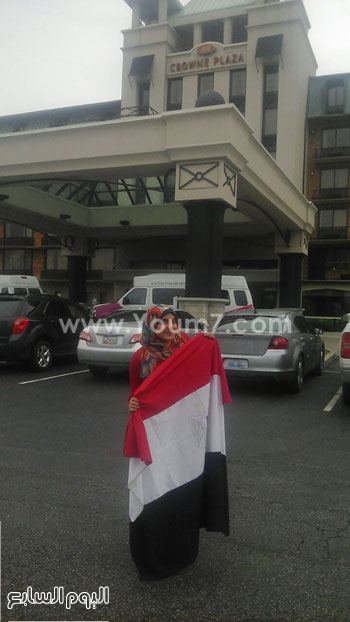    الطلاب يرفعون علم مصر -اليوم السابع -4 -2015