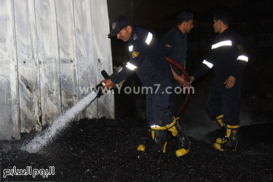  عملية تبريد الحريق وإخماد الرماد من النيران -اليوم السابع -4 -2015