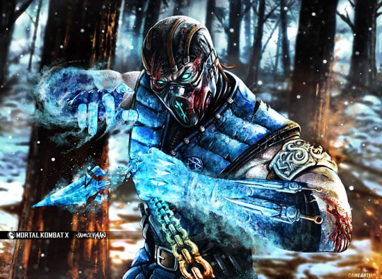 شخصية subzero فى لعبة Mortal Kombat X -اليوم السابع -4 -2015