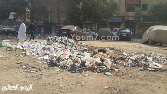 القمامة بالجزيرة الوسطى لترعة الزمر -اليوم السابع -4 -2015