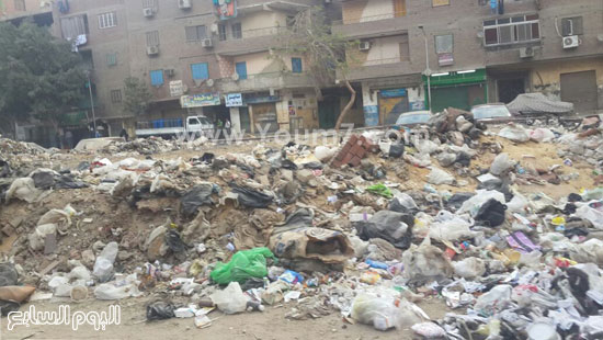 القمامة بطول ترعة الزمر  -اليوم السابع -4 -2015