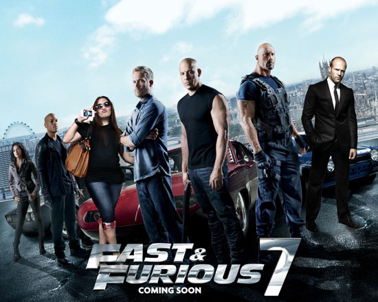بوستر فيلم Furious 7 -اليوم السابع -4 -2015