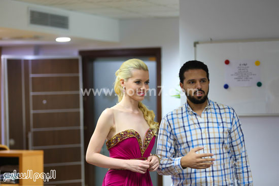الزميل محمد إسماعيل مع لينكا -اليوم السابع -4 -2015