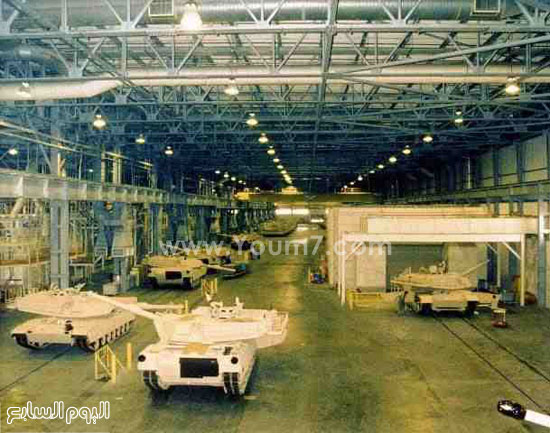 	مصنع تصنيع دبابات أبرامز المصرية -اليوم السابع -4 -2015