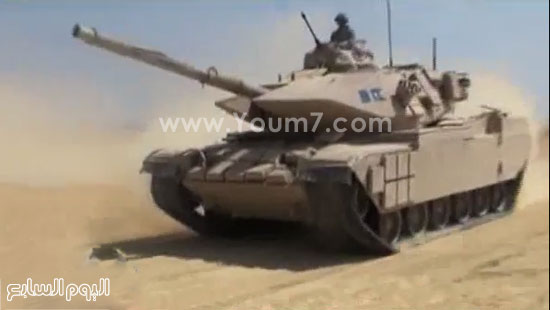 	دبابة أم 60 مصرية محدثة -اليوم السابع -4 -2015