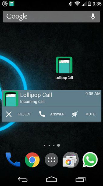 تطبيق Lollipop Call Free -اليوم السابع -4 -2015
