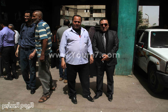 	الموظفون أثناء الوقفة الاحتجاجية -اليوم السابع -4 -2015