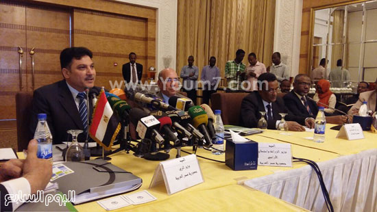  وزير الرى المصرى يؤكد قوة العلاقة بين مصر والسودان  -اليوم السابع -4 -2015