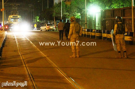 قوات الأمن عقب الانفجار  -اليوم السابع -4 -2015