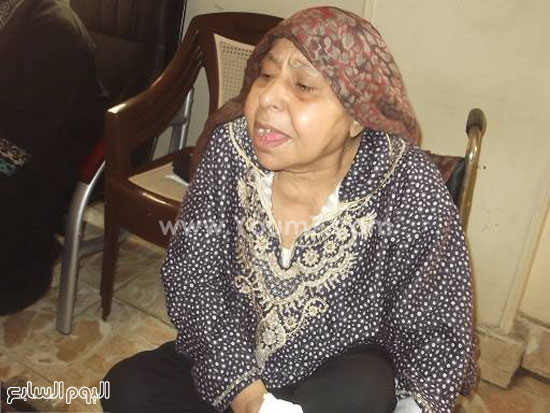ليلى صالح داخل دار المسنين -اليوم السابع -4 -2015