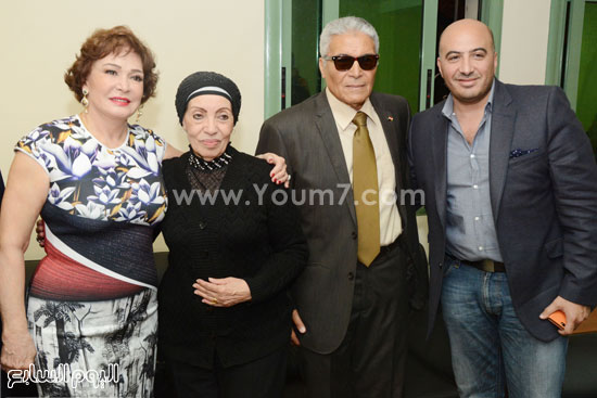 المخرج مجدى الهوارى حرص على الحضور مع زوجته النجمة غادة عادل  -اليوم السابع -4 -2015