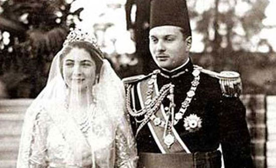 زفاف الملك فاروق والملكة فريدة -اليوم السابع -4 -2015