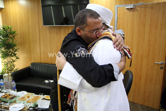  رئيس التحرير يرحب بالشيخ الجفرى -اليوم السابع -4 -2015