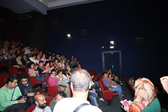 	قاعة زاوية بسينما أوديون ممتلئة بالحضور  -اليوم السابع -4 -2015