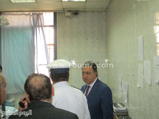 	نائب مدير أمن القاهرة يتفقد المستشفى بعد الواقعة -اليوم السابع -4 -2015