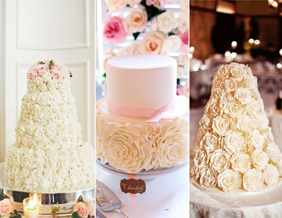 الزهور تغطى كعكة الزفاف بالكامل وليس مجرد جزء منها -اليوم السابع -4 -2015