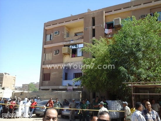 	تهشم زجاج إحدى شرفات المنازل بالمنطقة -اليوم السابع -4 -2015