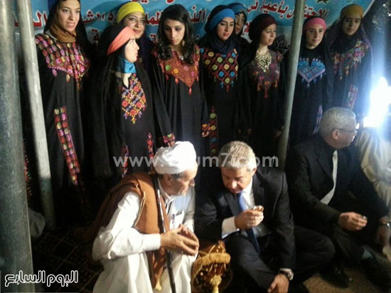 	اهالى سيناء يشاركون فى احتفالات تحرير سيناء -اليوم السابع -4 -2015