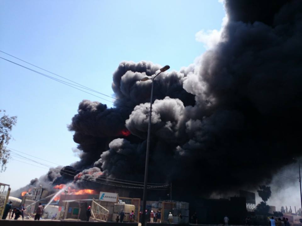  دخان كثيف من المصنع -اليوم السابع -4 -2015