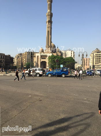 ميدان رمسيس بعد إزالة الإشغالات ومطاردة الباعة الجائلين -اليوم السابع -4 -2015