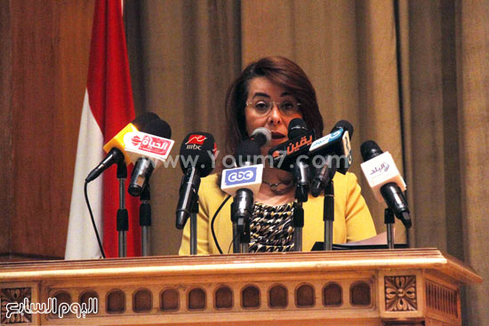 وزيرة التضامن خلال كلمتها تمويل مبادرة 