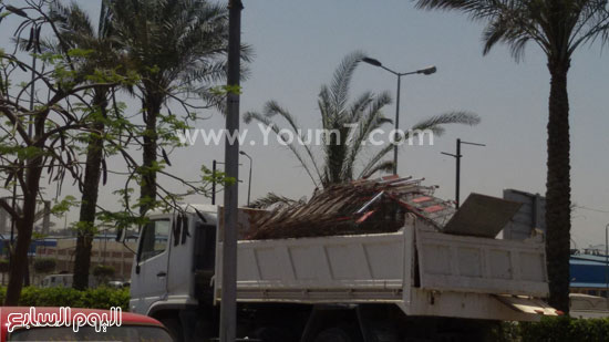 	أثناء إزالة التعديات من أمام محل شهير بمدينة العبور  -اليوم السابع -4 -2015