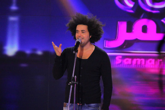 عبد الفتاح الجرينى يغنى خلال الحلقة  -اليوم السابع -4 -2015