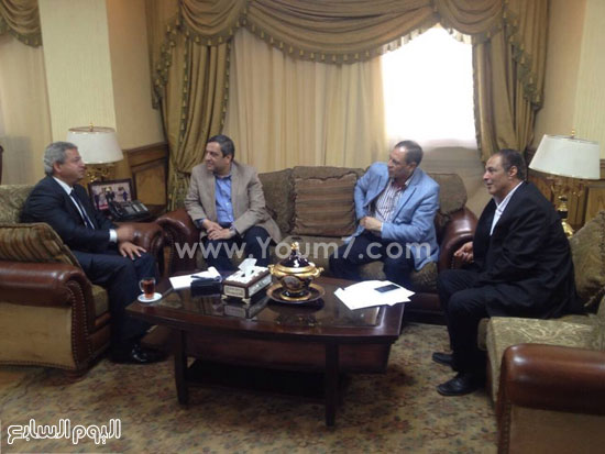 جلسة وزارة الرياضة مع نقابة الصحفيين -اليوم السابع -4 -2015