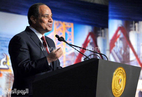  الرئيس السيسى يلقى كلمته فى احتفال عيد العمال -اليوم السابع -4 -2015