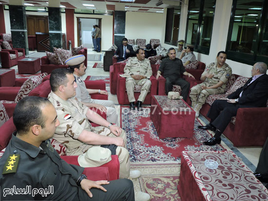  جلسه ودية بين رجال الشرطة ورجال القوات المسلحة -اليوم السابع -4 -2015