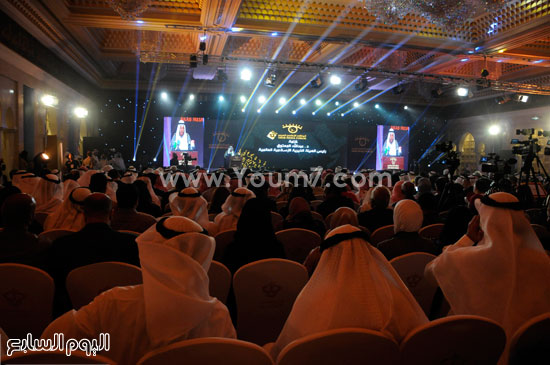 جانب من احتفالية الملتقى الإعلام العربى  -اليوم السابع -4 -2015