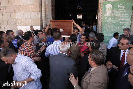  خروج الجثمان من مسجد الحصرى  -اليوم السابع -4 -2015