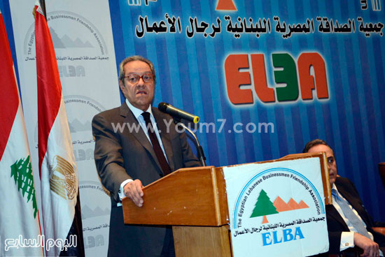وزير الصناعة والتجارة منير فخرى عبد النور -اليوم السابع -4 -2015