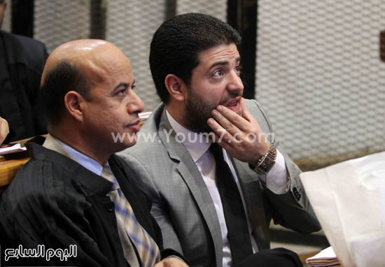  نجل مرسى وعبد المنعم عبد المقصود المحامى -اليوم السابع -4 -2015
