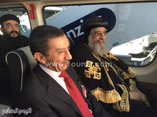 	جانب من استقبال البابا تواضروس بهولندا -اليوم السابع -4 -2015