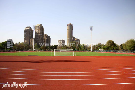ملعب كرة القدم بمركز شباب الجزيرة -اليوم السابع -4 -2015