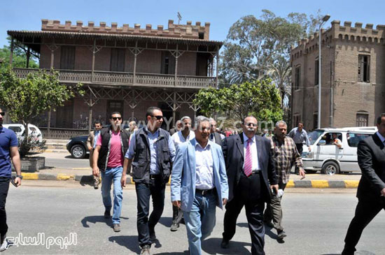 	وزير الآثار يزور إحدى الاستراحات الأثرية بالقناطر -اليوم السابع -4 -2015