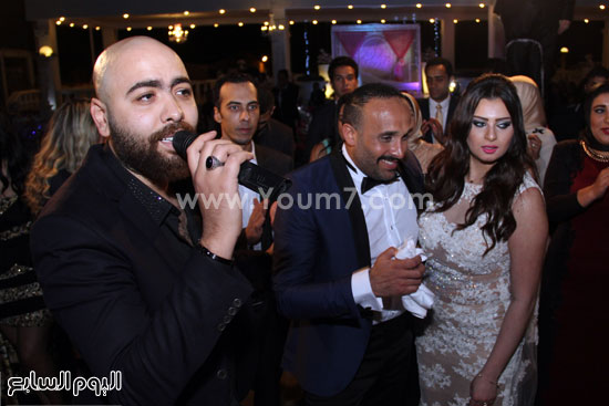 غناء محمد علاء للعروسين -اليوم السابع -4 -2015