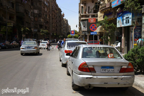 	شارع عبد الخالق ثروت يبدأ تنفيذ القرار  -اليوم السابع -4 -2015