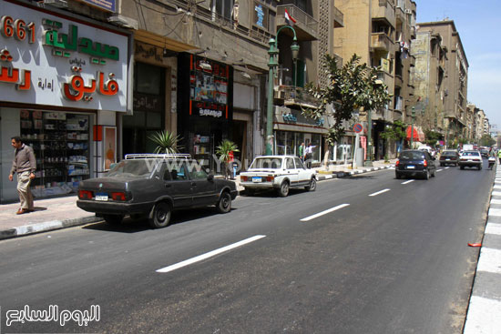 استمرار السيولة المرورية بشارع قصر العينى  -اليوم السابع -4 -2015