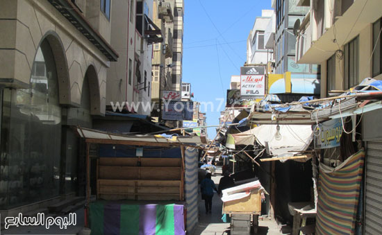 استمرار غلق سوق التجارى لتحقيق المطالب -اليوم السابع -4 -2015