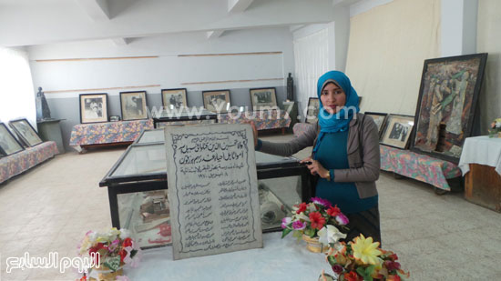  محررة اليوم السابع داخل متحف شهداء بحر البقر  -اليوم السابع -4 -2015
