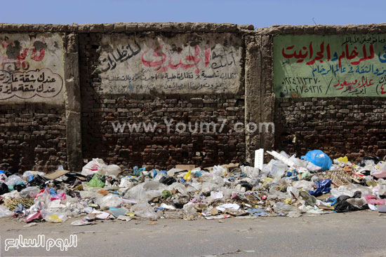  امتداد القمامة حتى نهاية شارع النصر -اليوم السابع -4 -2015