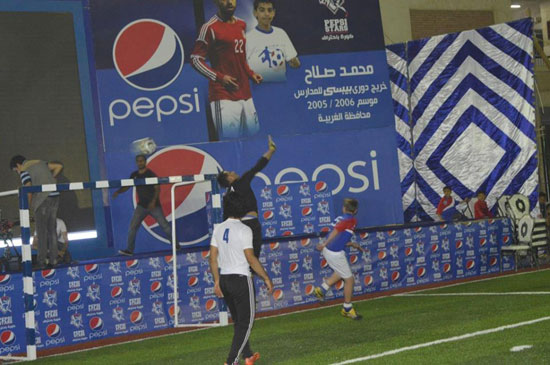 مباراة افتتاحية لملعب محمد صلاح -اليوم السابع -4 -2015